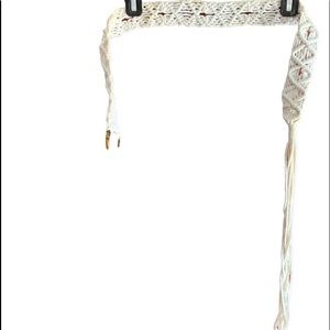 Vintage macrame belt